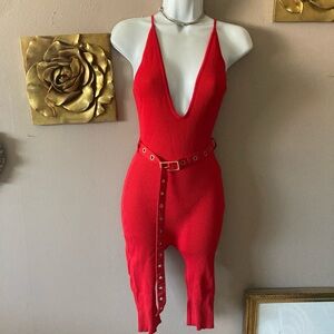 Hera Collection Vibrant Red jumpsuit
